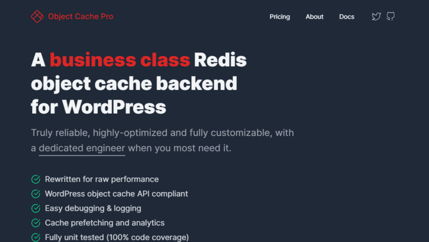 Redis Object Cache Pro数据库缓存